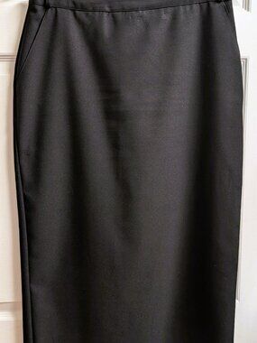 Slim Black Maxi Skirt